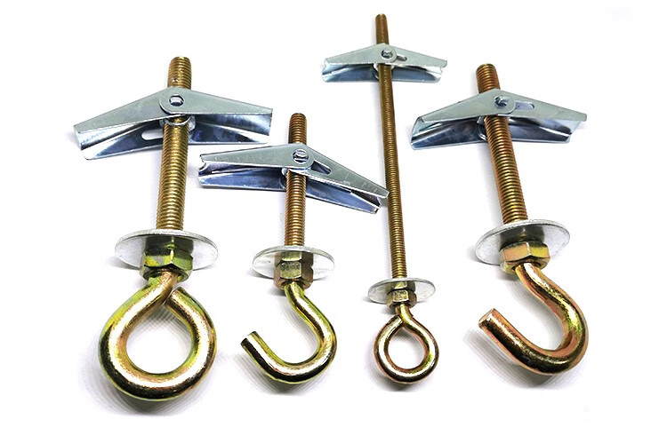 石膏板空心砖膨胀管飞机膨胀螺丝蝴蝶型大号加长不锈钢螺丝钉 六角m6*