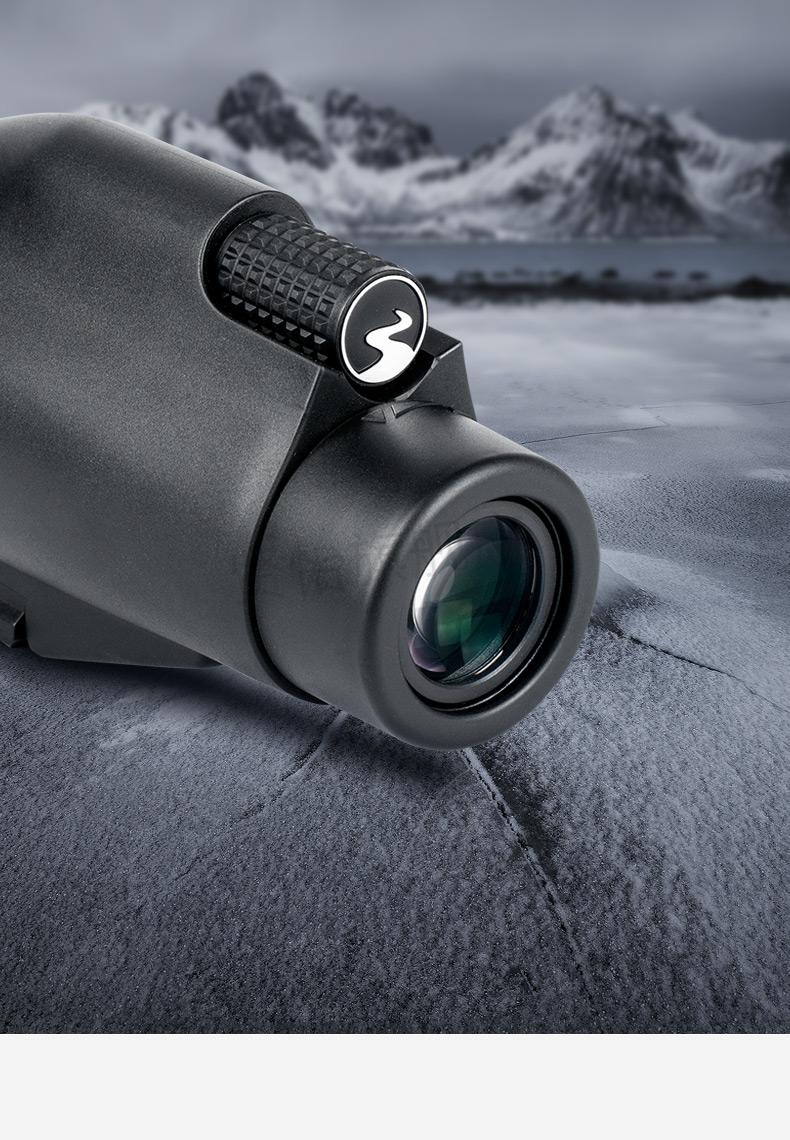 十字瞄准镜高端单筒望远镜高倍高清级哨所观鸟成人男孩防水版十字10