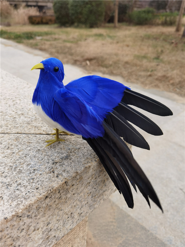 仿真鳥類標本仿真喜鵲鳥擺件教學模型羽毛鳥工藝鳥類飛禽標本創意禮品