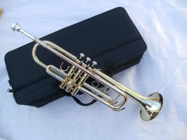 铃木小号乐器降b调三音小号初学海小号乐器演奏铜管乐器成人蓝色