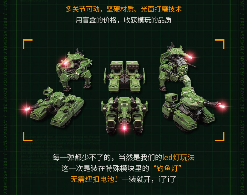 玩具乐器>潮玩/动漫>潮流盲盒>昂沐>2022新款重装上阵盲盒重装上阵