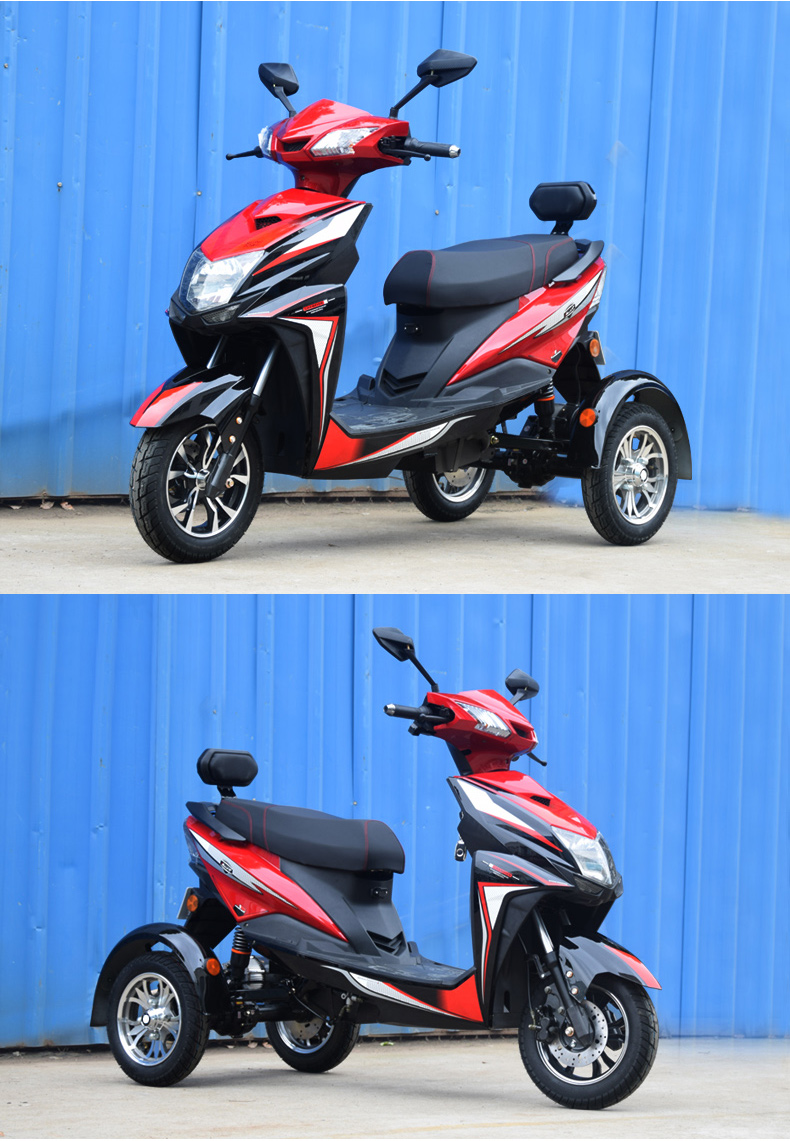 尚领三轮电动摩托车72v家用可上牌碟刹接送孩子巡逻车 尚领电动款-含