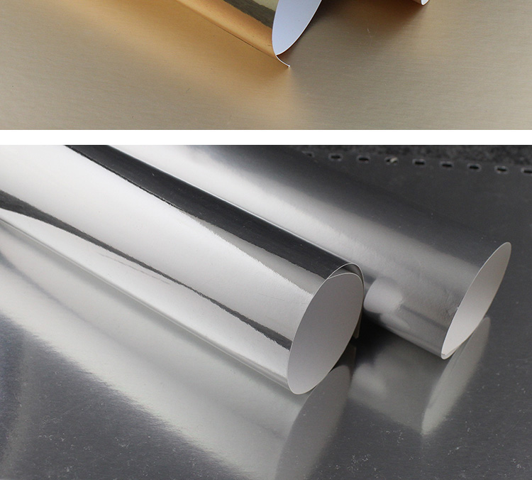 金银卡纸镜面金属反光纸礼物包装纸摄影反光板补光亮面哑光背景纸 250