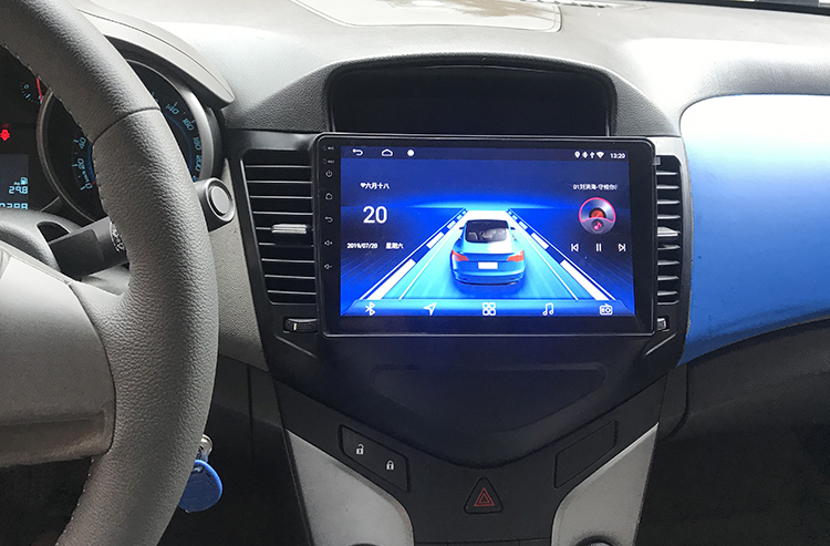 适用于09款-15款雪佛兰经典科鲁兹中控大屏导航倒车影像记录仪一体机