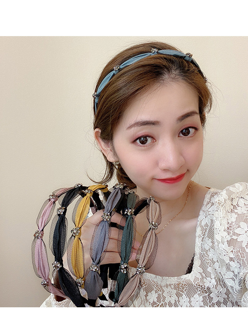 发箍女百搭简约外出发卡网红仙发窟韩国复古气质森系细头箍头饰雅致