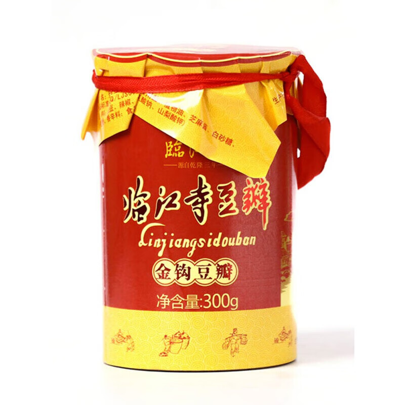金钩豆瓣酱四季常青临江寺金钩多多香油豆瓣2瓶资阳下饭拌面佐餐酱