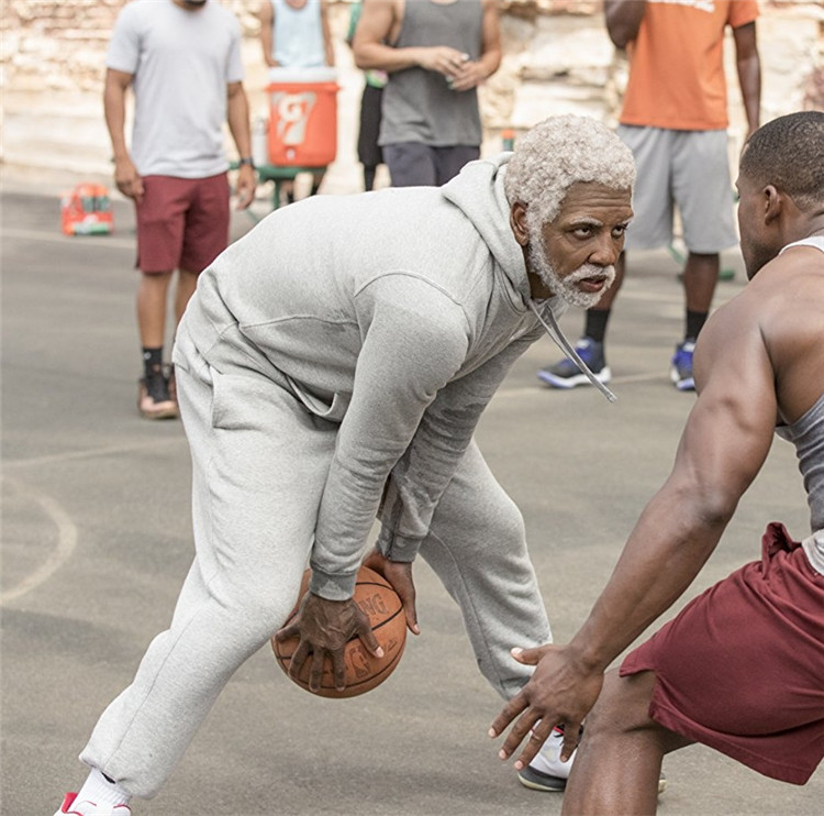 德鲁大叔同款帽衫卫衣uncle dre 篮网欧文纯色大码篮球运动卫裤 黑色