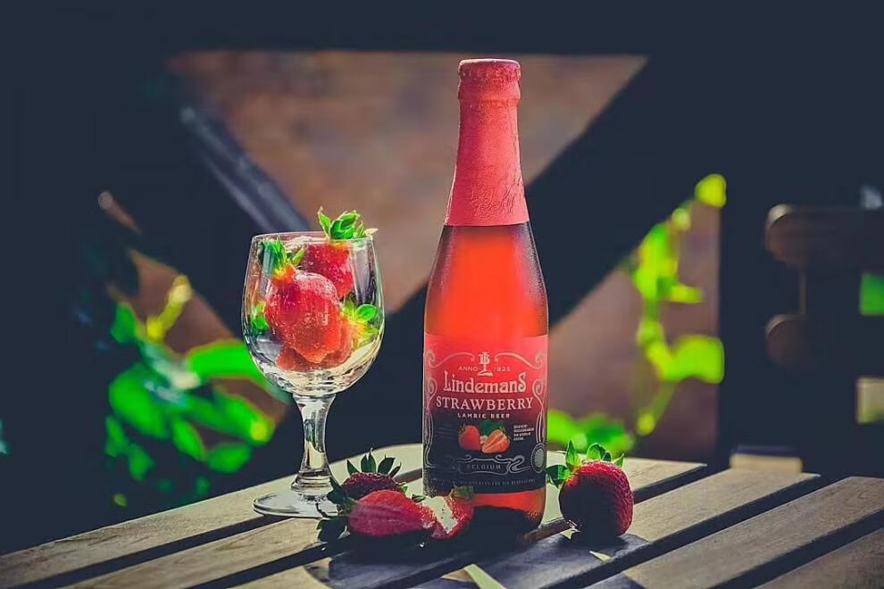 林德曼樱桃 桃子山梅 黑加仑 苹果 法柔啤酒 lindemans 苹果单瓶