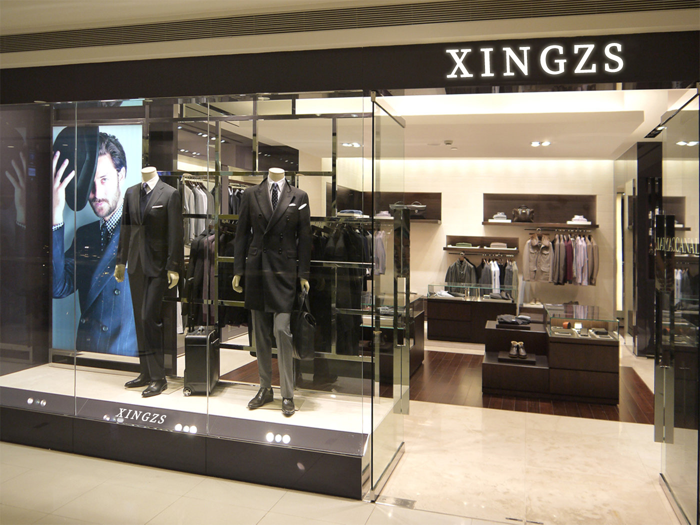 xingzs轻奢品牌纯棉短袖t恤男半袖拉链翻领冰丝光棉上