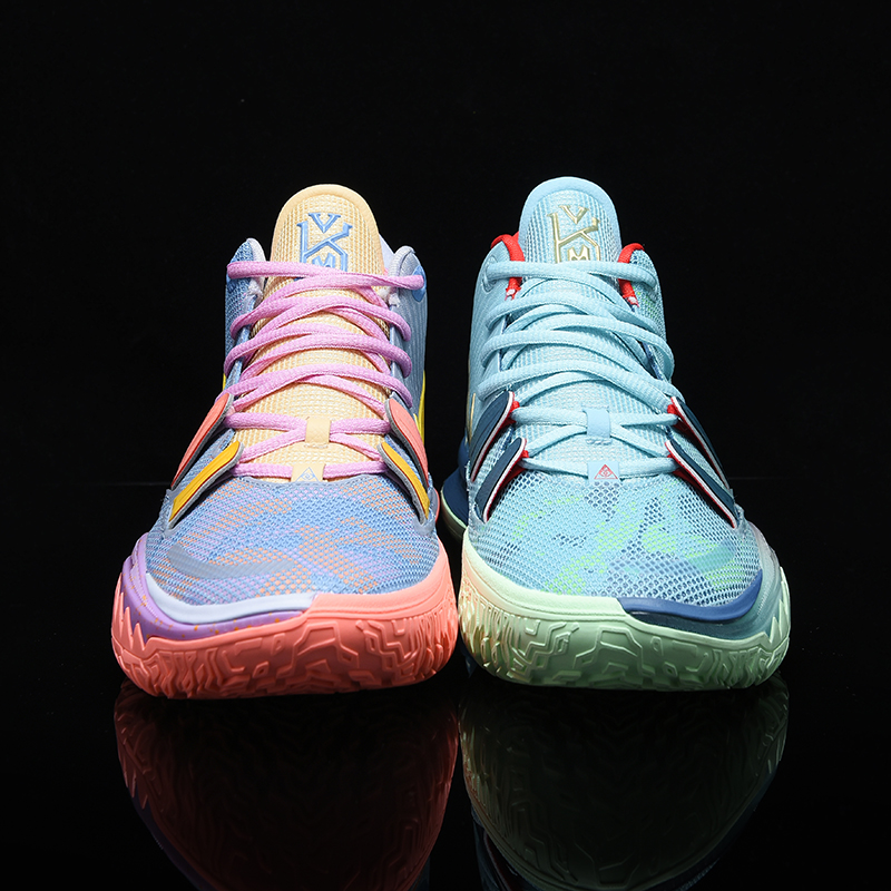 帝欧文7代篮球鞋鸳鸯黑白艺术主题蓝粉电影湖水绿英雄5男战靴6运动鞋