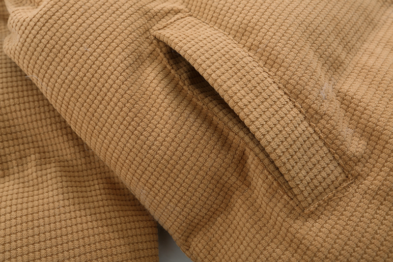 男美式复古面包服男女宽松街头休闲百搭情侣刺绣棉服男深卡其布色m