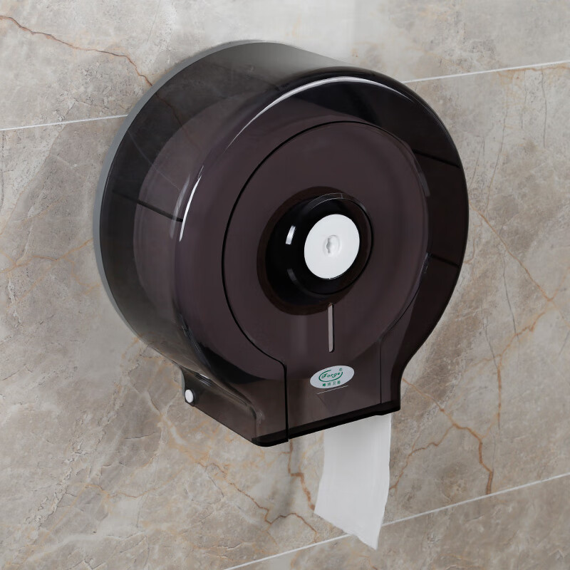 免打孔壁挂式大卷纸盒酒店大盘纸架卫生间纸筒厕所纸巾盒 fq-608-b 1