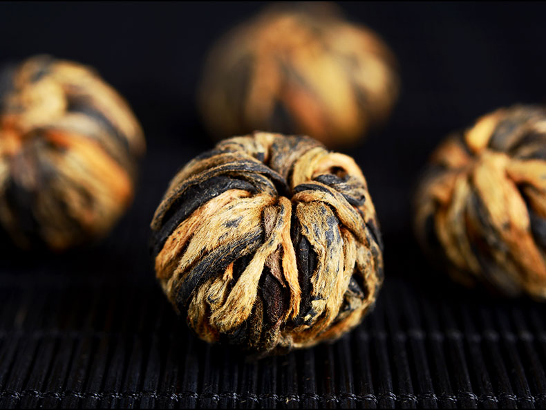 正廷普洱 2022年云南凤庆功夫滇红茶特级 手工龙珠茶叶散装红绣球