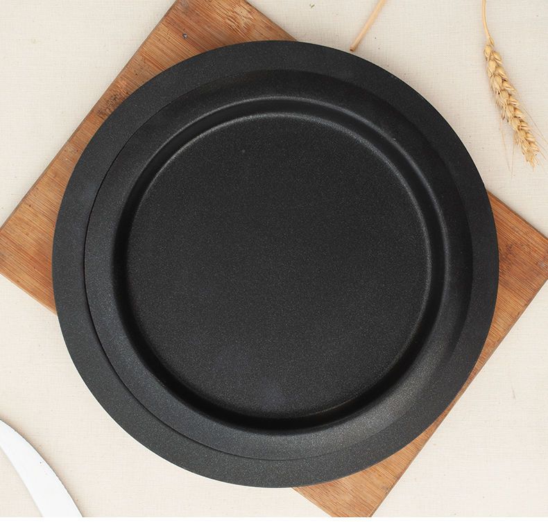 韩式炭火烧烤盘商用特色烤盘餐厅鸡蛋糕烤盘韩国烤肉盘烤肉锅不粘