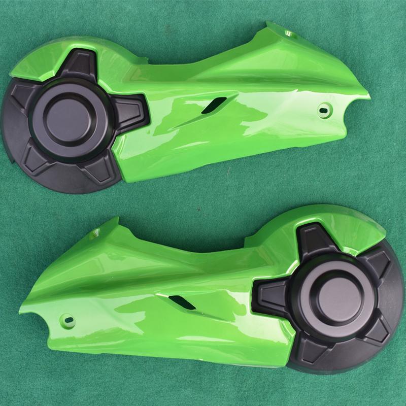 适用于战警战狼大极光电动车电摩配件电机平叉护板塑料件雅迪英田