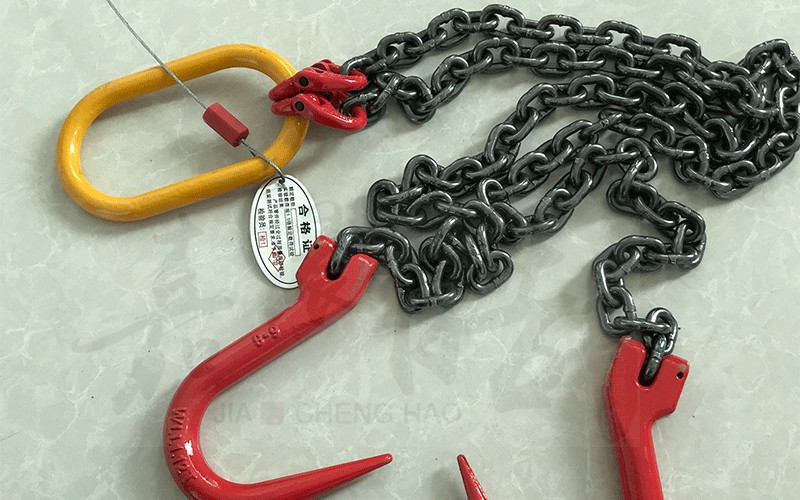 通用起重链条吊索具钢管钩大开口吊具单钩双钩吊钩挂钩起重模具吊链4