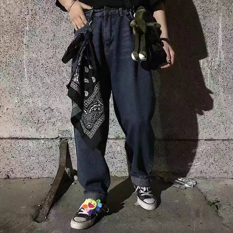 发带男韩版日常佩戴裤巾腰果方巾嘻哈明星同款女绑手腕裤链头巾街舞