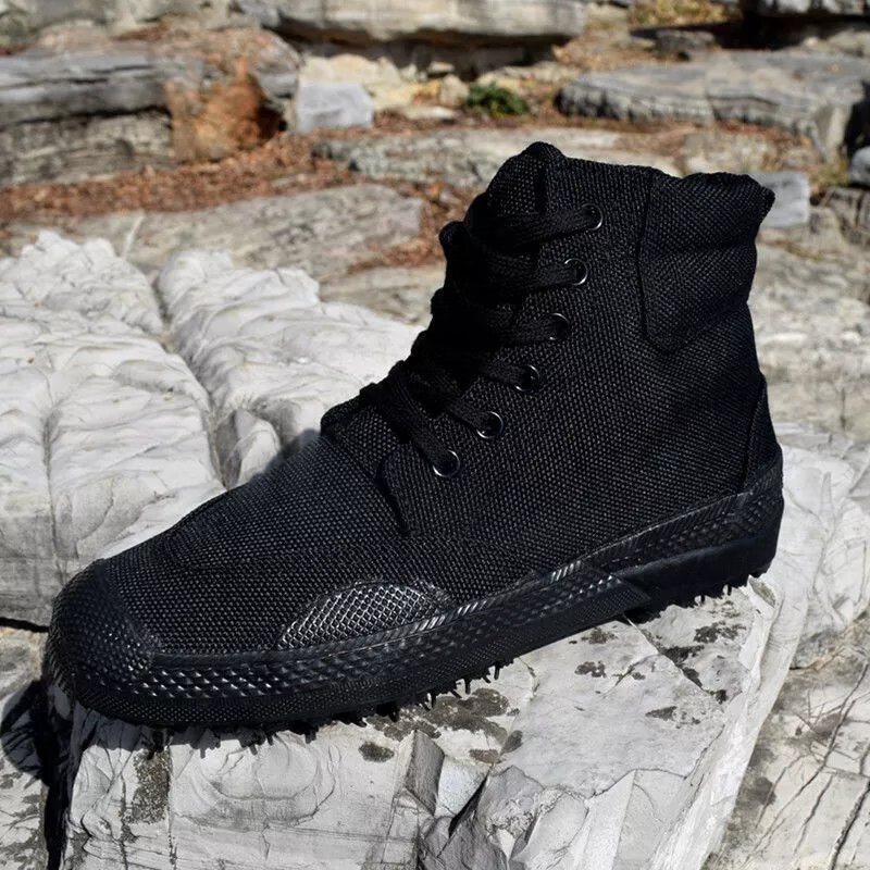 jpntky春夏季劳保鞋透气防滑耐穿工地鞋民工鞋子高帮男女黑色保安鞋