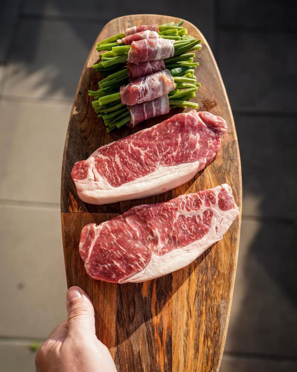 秒发2斤prime红标m5原切谷饲和牛西冷牛排 1000g厚切奶香回购 1000g 3