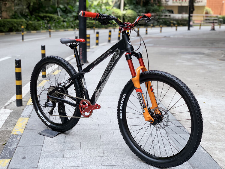 【精选品质】土坡车wissco威仕高土坡山地自行车动作飞包街车油碟气叉