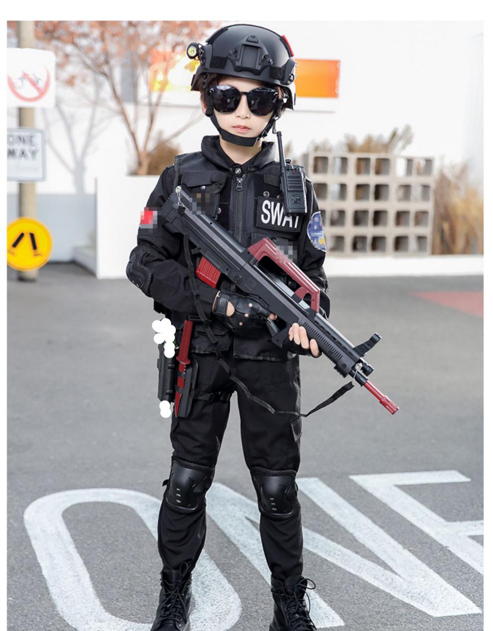 儿童军人套装特种兵特警衣服警装备全套服装小孩军装男童警男女特种兵
