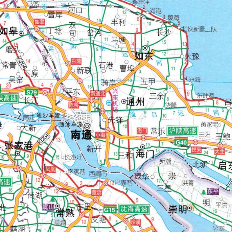 2021年新版大字版中国交通地图册高速国道县道自驾游旅游中国交通地图