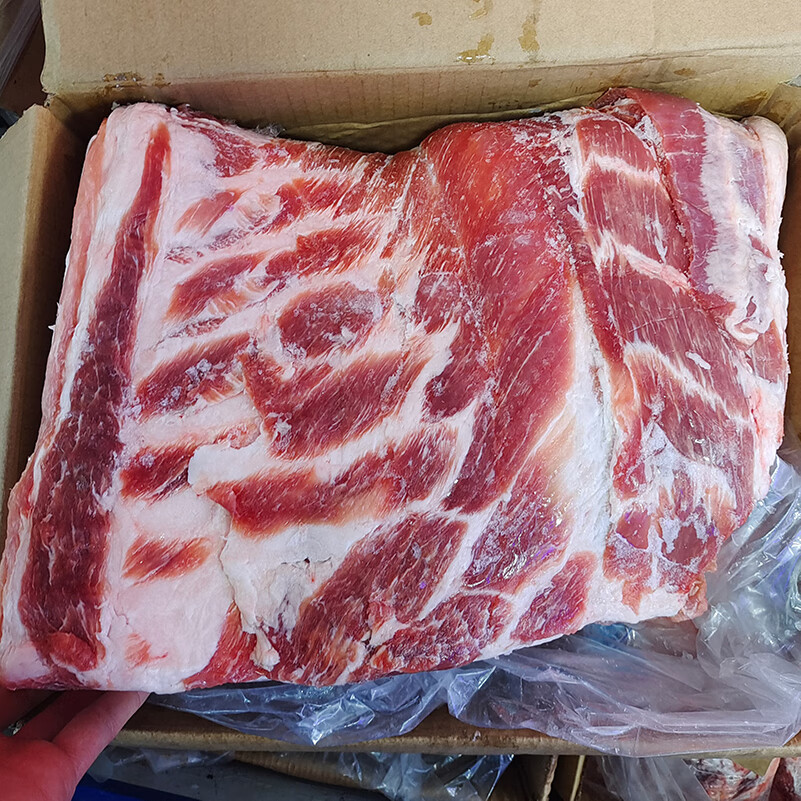 弄鱼堂 新鲜冷冻猪五花肉 正宗五花肉 20斤 生猪肉一级大五花 江浙沪