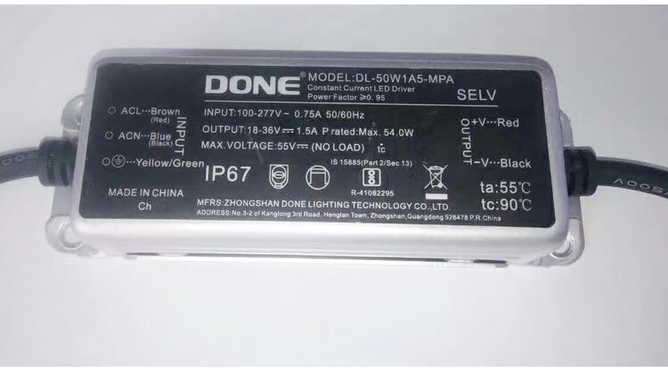 done东菱电源水驱动led投光灯洗墙灯变压器镇流器30w40w50w100w dl