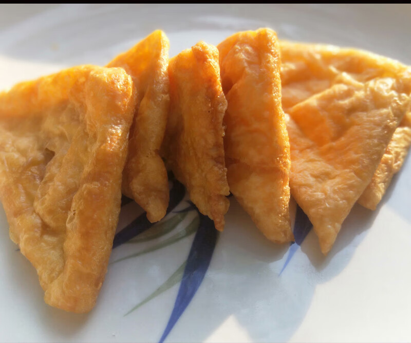 豆乐奇(douleqi) 湖南三角形油炸豆腐麻辣烫火锅豆腐串500g 原味 0g