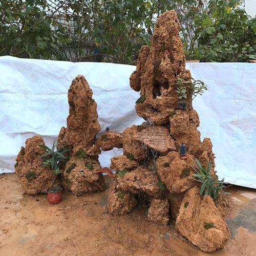 大型水池假山 别墅假山 吸水石 上水石 天然原石 庭院 花园 鱼池团购