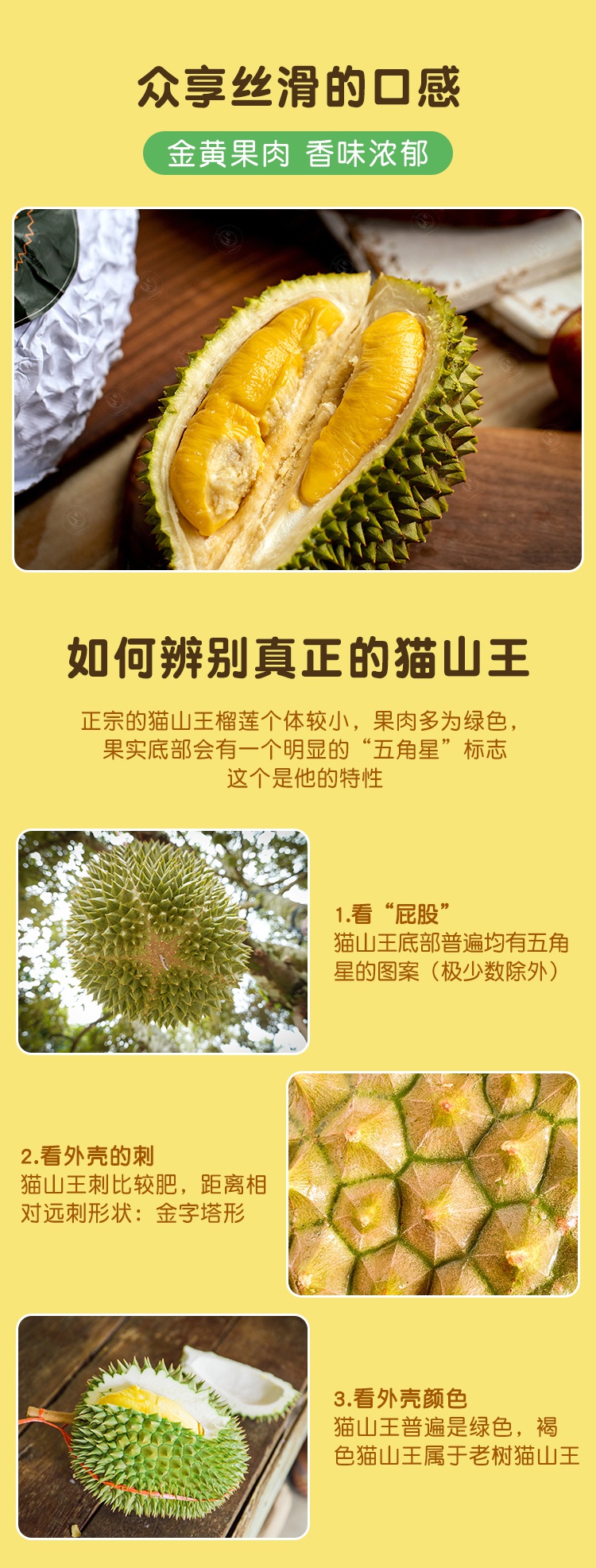 静乐鲜猫山王榴莲正宗d197液氮冷冻马来西亚进口新鲜水果顺丰迷你果20
