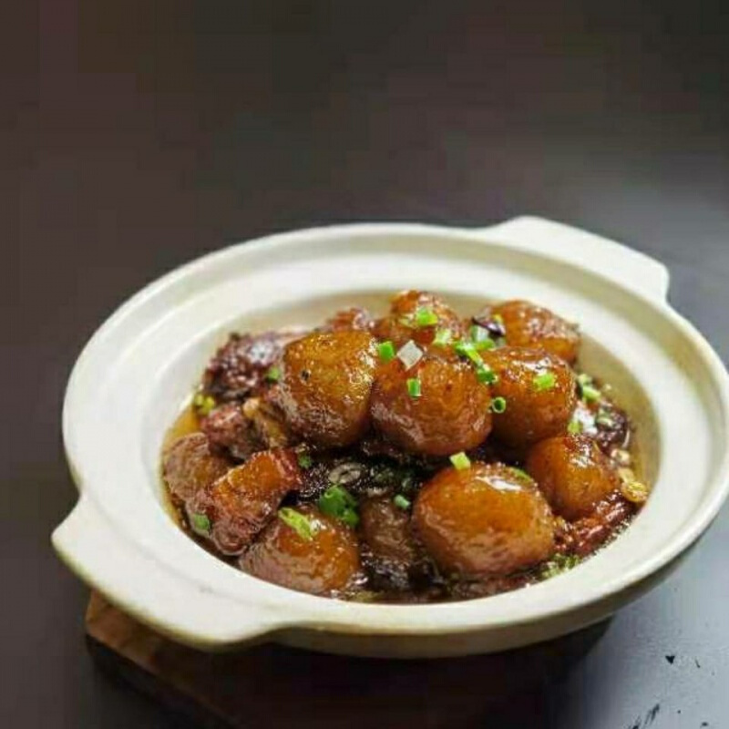 安庆特产手工山粉圆子红薯粉山芋粉焖圆子烧肉圆子酒店饭店特色菜3包