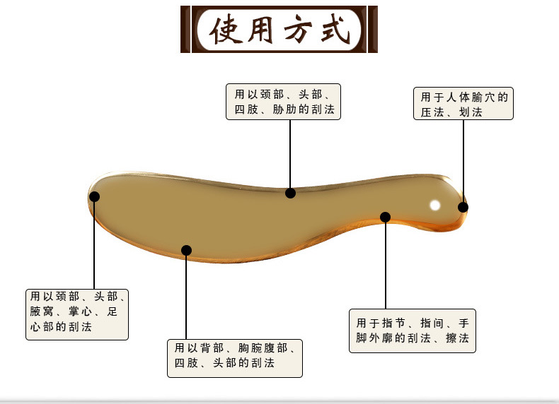 赫晨 黄铜虎符砭刮痧板全身通用家用纯铜经络背部颈椎颈部专用