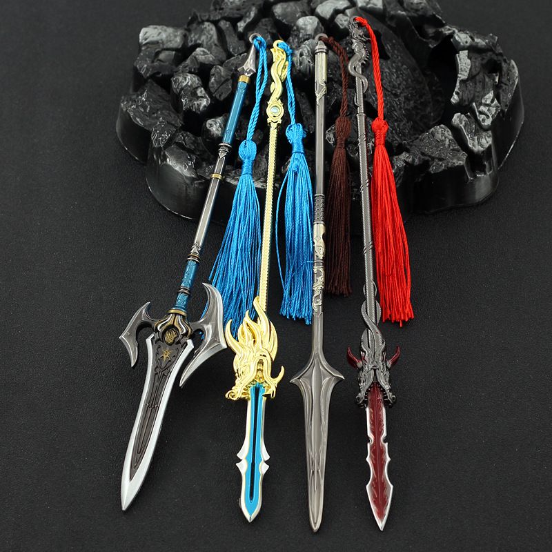 雪中徐凤年绣冬-悍刀行影视周春雷 陈芝豹梅子酒长抢22cm模型天智 m%