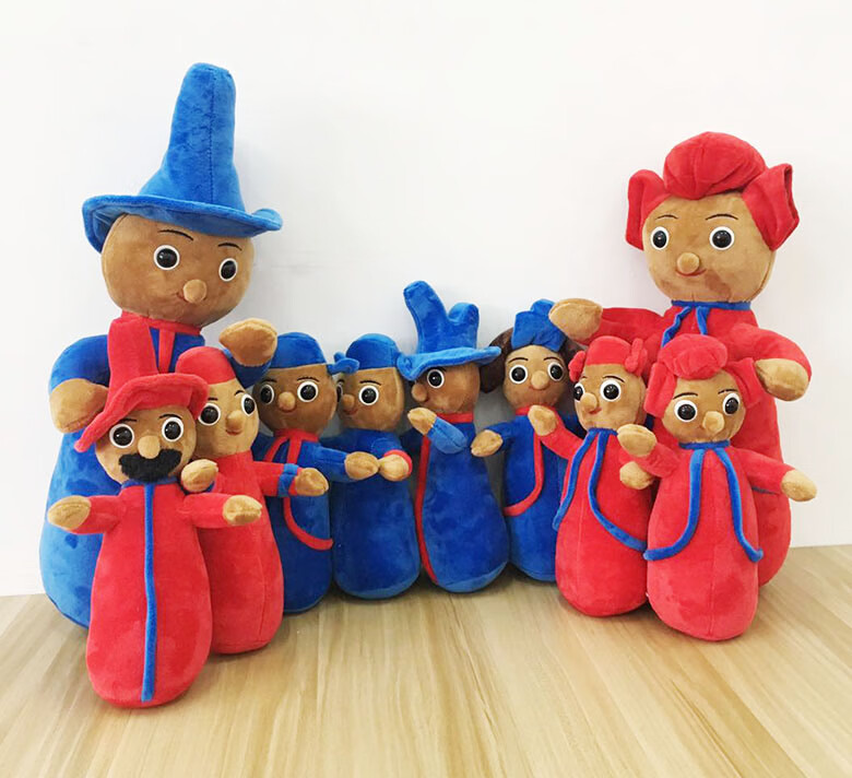 花园宝宝毛绒系列玩具花园宝宝小点点小豆豆家族公仔毛绒玩具布娃娃安