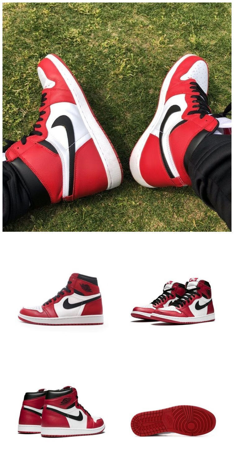 【官方旗舰】a·j空军一号莆田纯原高帮篮球鞋运动鞋休闲鞋闪电倒钩