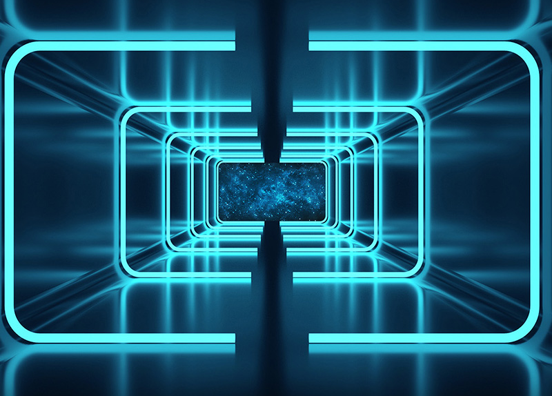 科技感3d背景墙纸ktv网咖发光壁画太空舱酒吧星空电竞馆粘德国进口