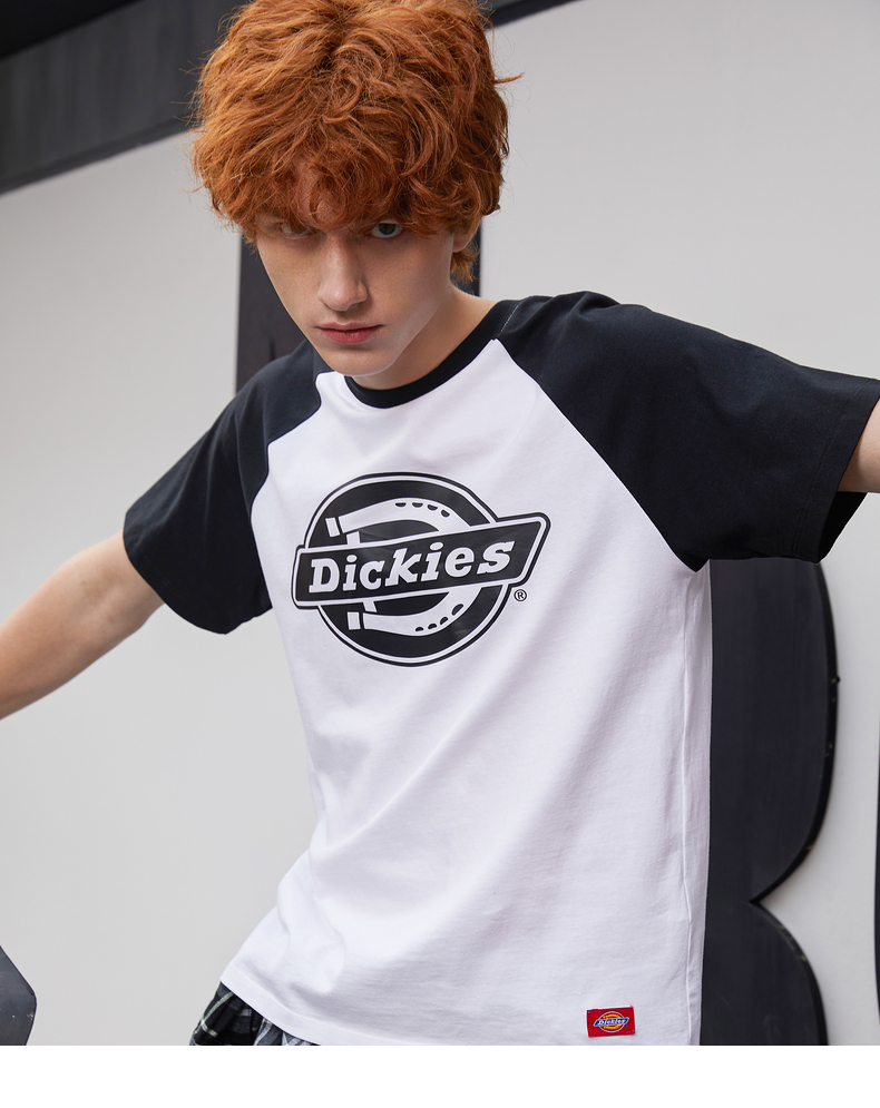 dickies短袖t恤男迪凯斯官方22夏新情侣logo印花帝克t恤男休闲潮棉