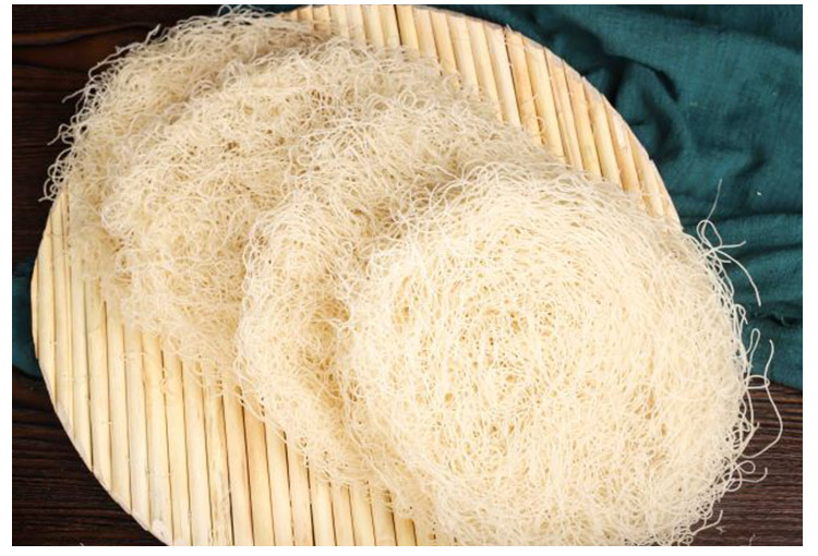 嵊州新昌特产溪滩榨面米面温州手工米粉干干米粉粉丝浙江米线干货高