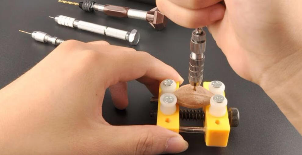 手捻钻迷你手钻打孔器小型文玩珍珠电动钻眼手工diy手拧钻孔工具迷你