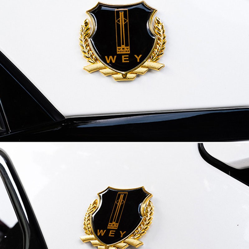 x70s x90车贴标改装侧标贴装饰车标贴金属车身立体标 大号捷途金色 (1