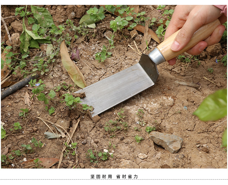 小铲子园林木柄小铲子加厚铁铲挖野菜专用铲栽花铲移苗铲压瓜铲园林
