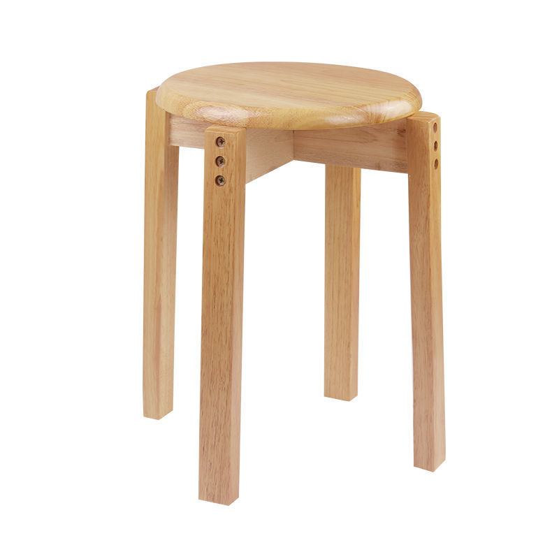 凳子板凳家用实木圆凳子家用餐凳矮凳餐桌凳板小凳子木凳简约凳储存