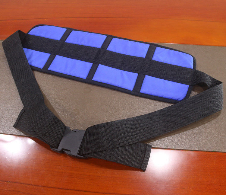 轮椅约束带防摔安全带固定带失能患者病人老人家用座椅移位带蓝色牛津