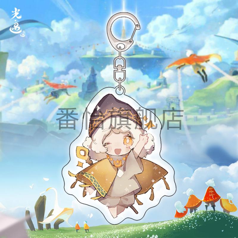 钥匙扣游戏同人挂件卡卡西白鸟雨林手机挂饰 卡卡西-龙骨双人 6cm双面