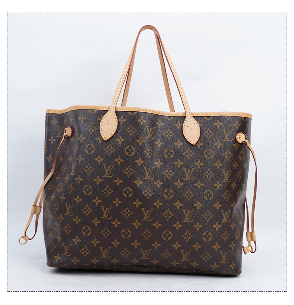 【二手99新】路易威登/lv 女包 棕老花大号购物袋 ck4779【图片 价格