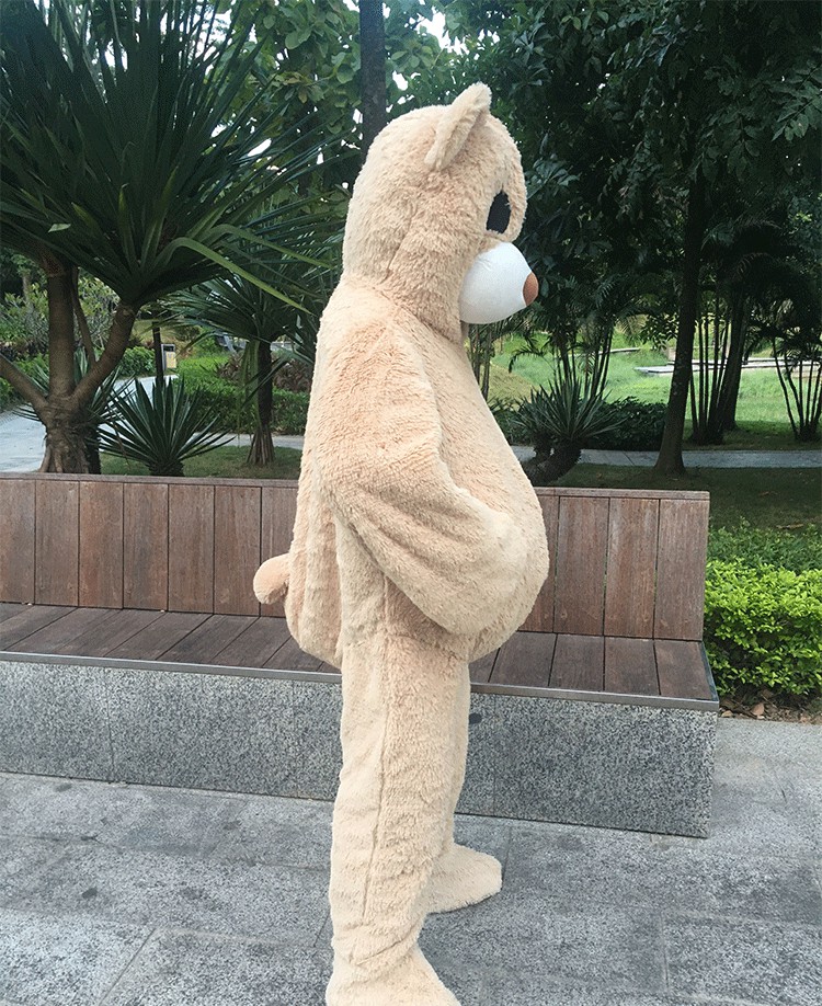 网红熊人偶服装抖音款跳舞熊卡通人偶服装定制cos表演搞笑熊成人穿网