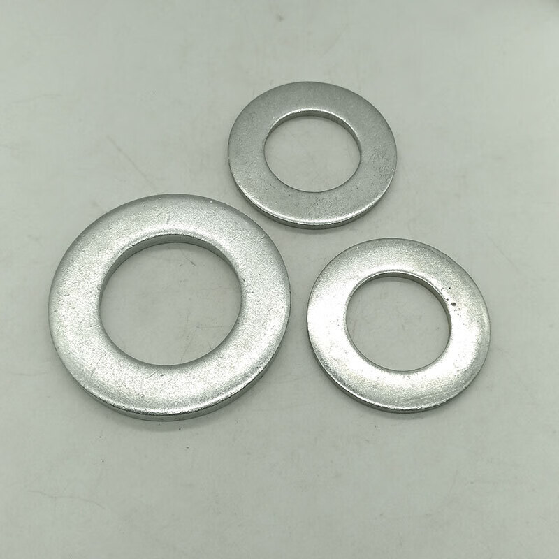 镀锌平垫片加大加厚圆形铁垫圈铁平垫m42m45m48m52m56m64mm实际内径