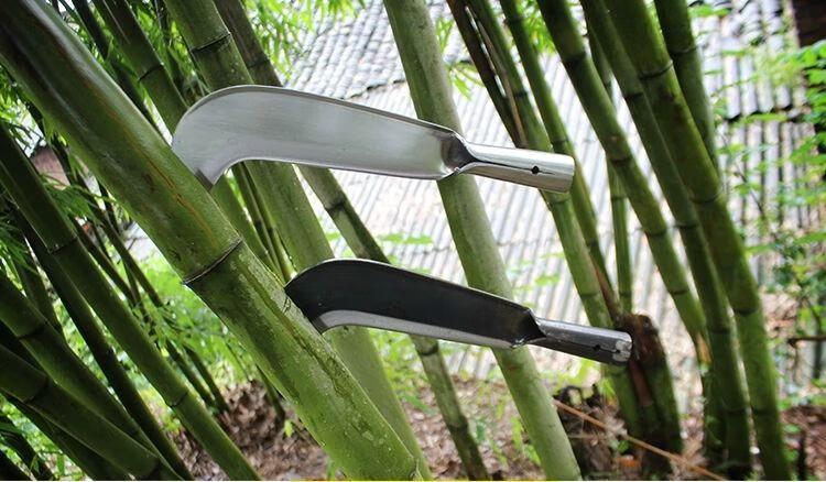 砍柴刀柴刀户外开路刀锻打野外营树刀劈竹刀镰刀割草刀hkml际友188弯