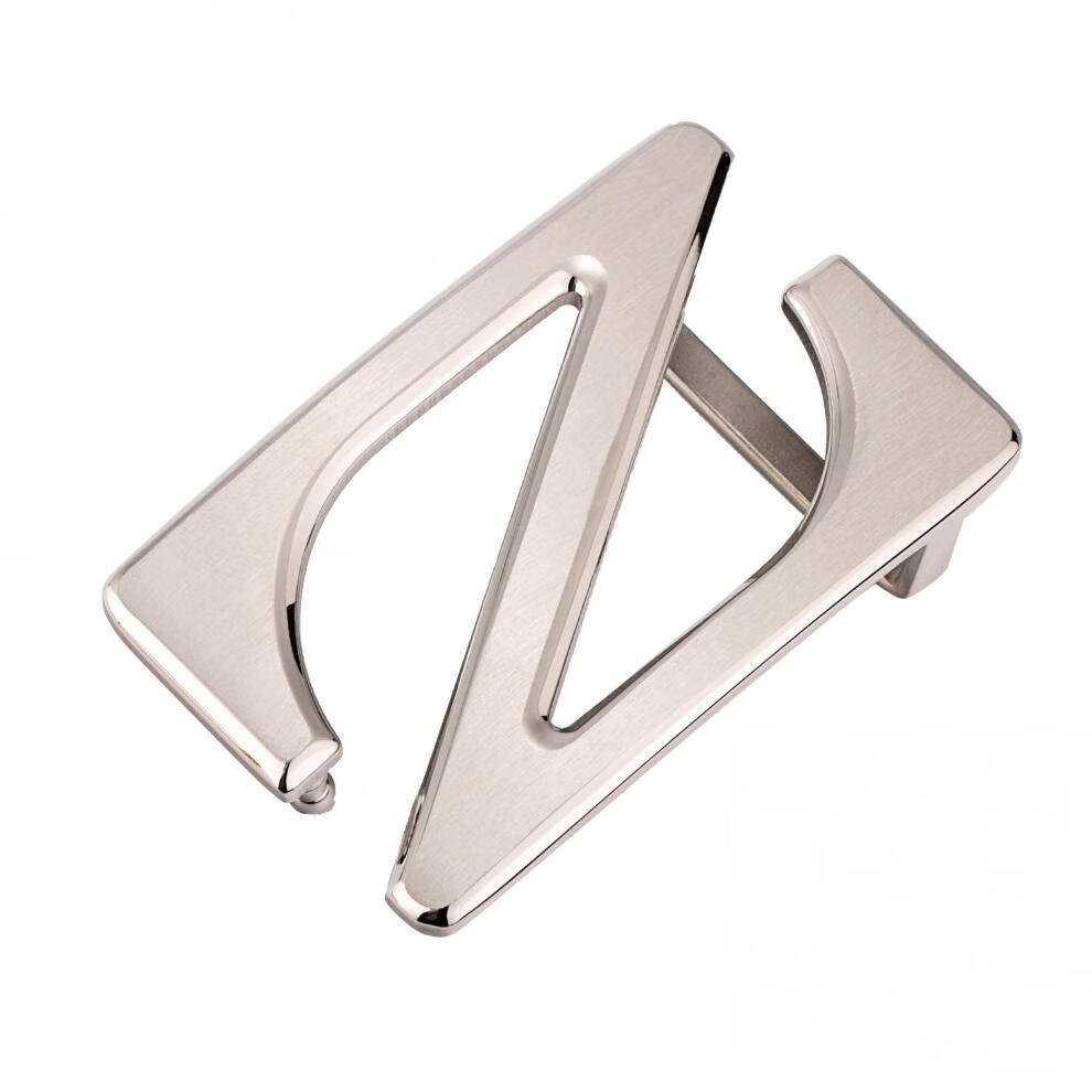 高品质304不锈钢拉丝亮面平滑挂扣男士皮带扣耐磨防过敏钢扣腰带头3.